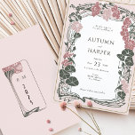 Vintage Blumenhochzeit Dusty Rose Sage Einladung<br><div class="desc">Mit dieser Vintag inspirierten Hochzeitseinladung, die einen romantischen und zeitlosen Charme ausstrahlt, laden Sie Ihre Gäste zu einem besonderen Tag ein. Das zarte Blumendesign verbindet staubige Rose-Blume mit schlauem grünen Blattwerk und schafft so eine ruhige und einladende Atmosphäre. Der Hintergrund ist subtil cremefarben, ergänzt durch ein elegantes, abgerundetes Eckdesign. Die...</div>