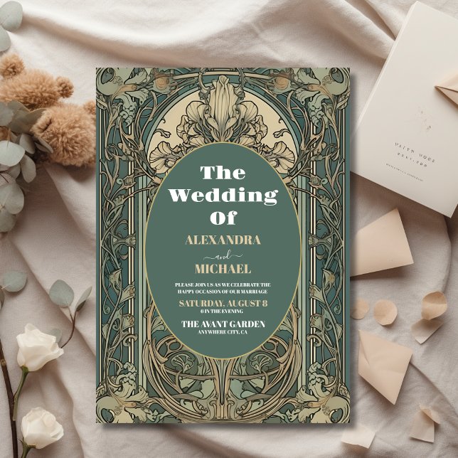 Vintage Blumenhochzeit Einladung (Von Creator hochgeladen)