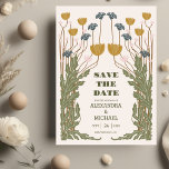 Vintage Blumenhochzeit Save The Date<br><div class="desc">Genießen Sie die zeitlose Faszination Ihrer anstehenden Feier mit unserer Vintagen floralen Jugendstil-Hochzeit Speichern Sie die Datumskarten. Diese Karten sind mehr als nur Erinnerungen; sie sind ein Einblick in die Anmut und Schönheit Ihrer bevorstehenden Hochzeit. Stellen Sie sich eine Save the Date Karte vor, die wunderbar zarte Blumenmotive und ein...</div>