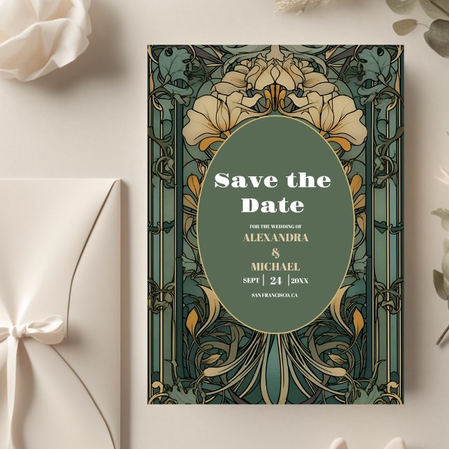 Vintage Blumenhochzeit Save The Date (Von Creator hochgeladen)