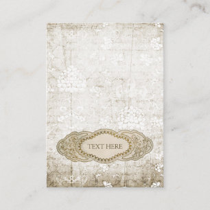 Vintage Blumenhochzeits-Einladungs-Karten-Einsätze Begleitkarte