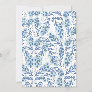 Vintage Blumenkarte Feiertagskarte