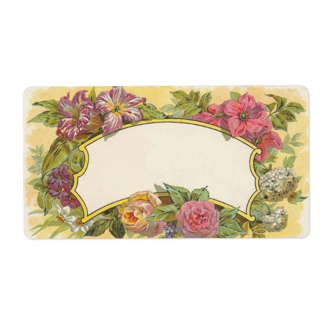 Vintage Blumenkerze oder Blechsteppel (Vorne)