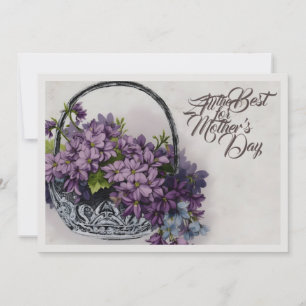 Vintage-Blumenkorb – Muttertagsblüte