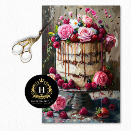 Vintage Blumenkuchendekoupage Seidenpapier