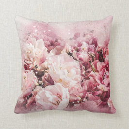 Vintage Blumenkunst Kissen