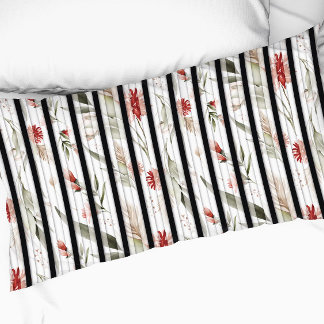 Vintage Blumenmuster böhmische Blume Blätter Kissenbezug