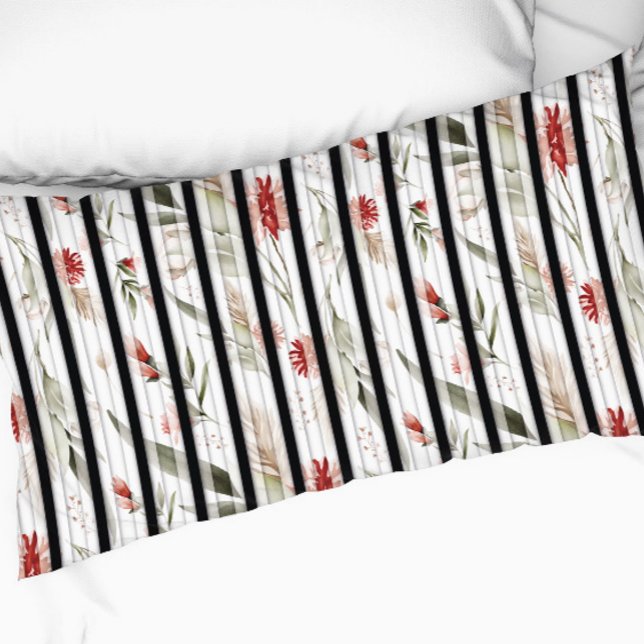 Vintage Blumenmuster böhmische Blume Blätter Kissenbezug (Von Creator hochgeladen)