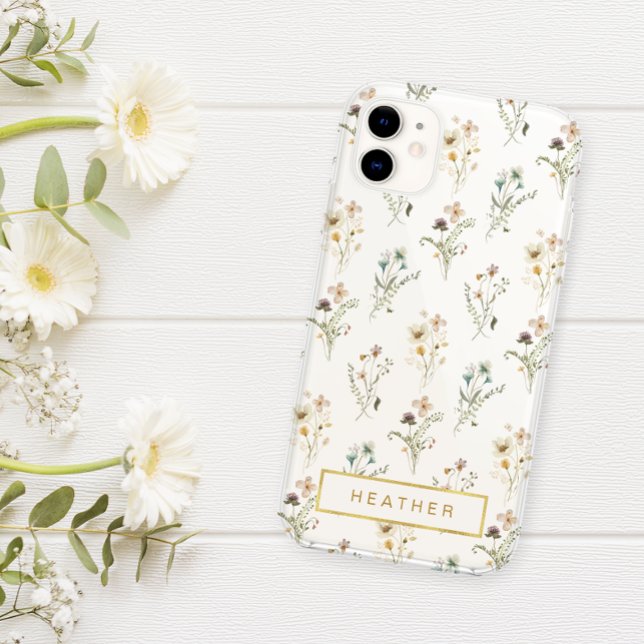 Vintage-Blumenmuster Case-Mate iPhone Hülle (Von Creator hochgeladen)