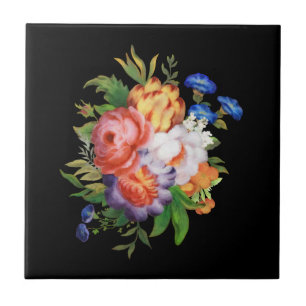 Vintage Blumenmuster Fliese