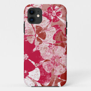 Vintage-Blumenmuster-Grafikdesign iPhone 11 Hülle