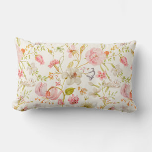 Vintage-Blumenmuster Lendenkissen