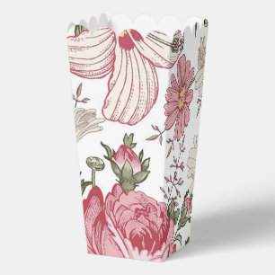Vintage-Blumenmuster mit Rosen Geschenkschachtel