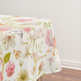 Vintage-Blumenmuster Tischdecke