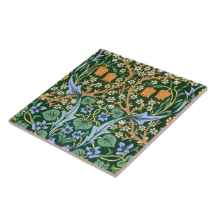 Vintage-Blumenmuster William Morris Fliese