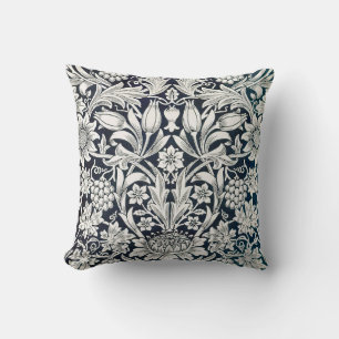 Vintage-Blumenmuster, William Morris Kissen