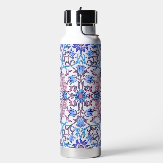 Vintage-Blumenmuster, William Morris Trinkflasche (Links)