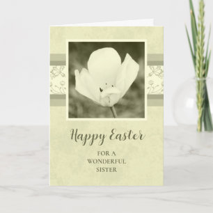Vintage BlumenSchwester Happy Oaster Feiertagskarte