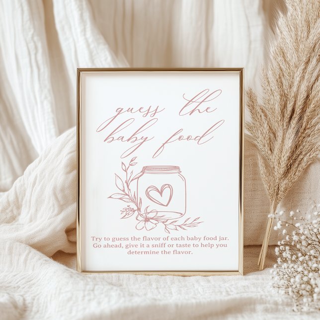 Vintage Blumenspülung Raten Baby Food Poster (Von Creator hochgeladen)