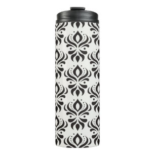 Vintage Blumenstaube nahtlos. Elegant Thermosbecher