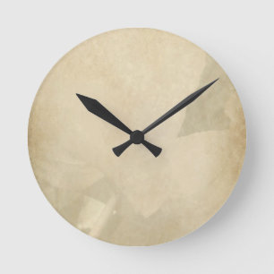 Vintage Blumenwand-Uhr Runde Wanduhr