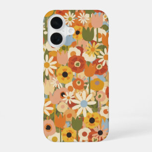 Vintage Blumenzusammensetzung iPhone 16 Hülle