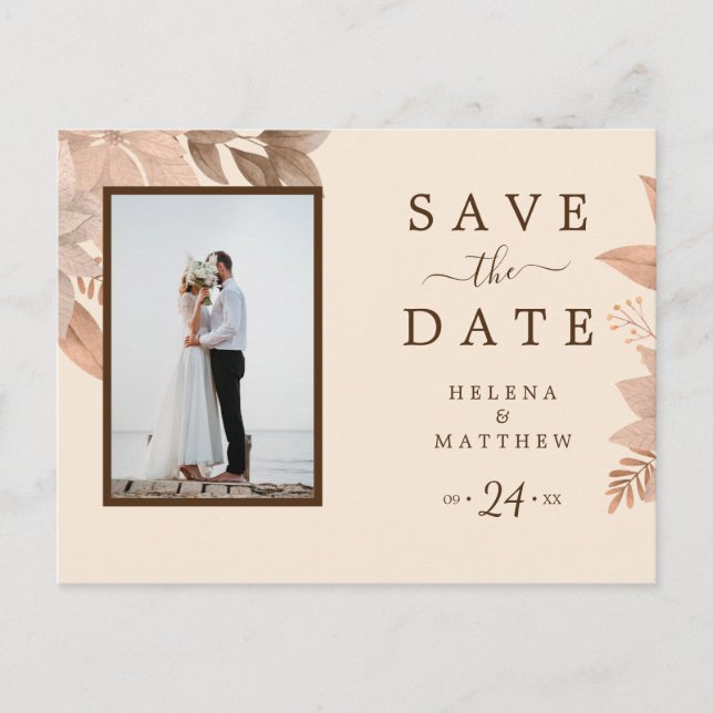 Vintage Blumenzwiebelrosa Postkarte (Vorderseite)