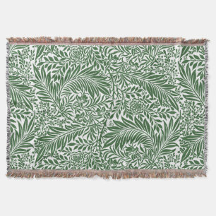 Vintage Blumige William Morris Weidenzweig Grün Decke