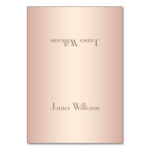 Vintage Blush-Place-Einstellkarten Tischnummer