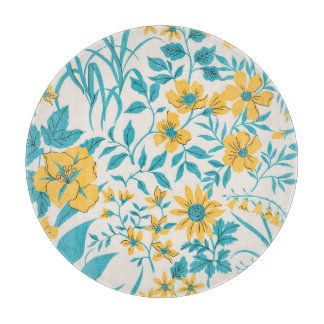 Vintage Blüte: Liberty Motif Nahtlos Schneidebrett