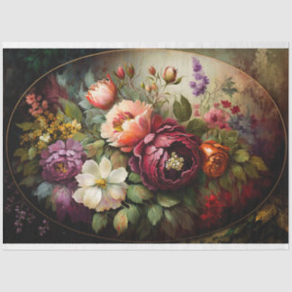 Vintage Blüte. Seidenpapier