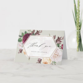 Vintage Blüten Blumenzettel Hochzeitskarte Foto da Karte