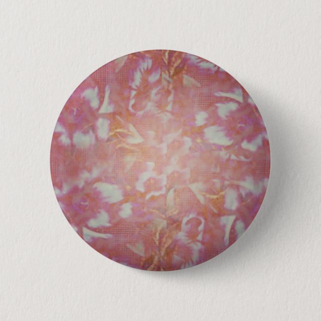 Vintage Blüten Button (Vorderseite)