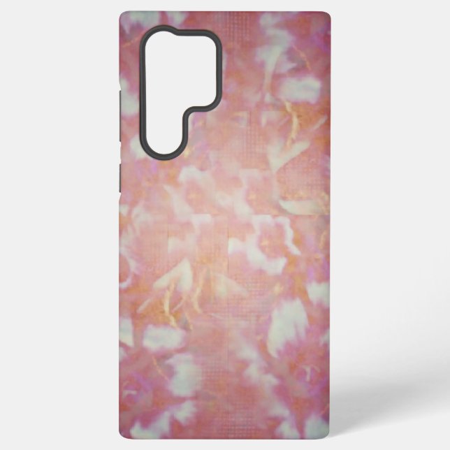 Vintage Blüten Samsung Galaxy Hülle (Rückseite)