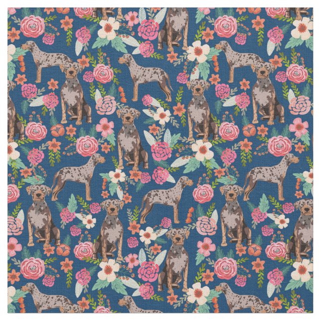 Vintage Blüten Stoff (Nahaufnahme)
