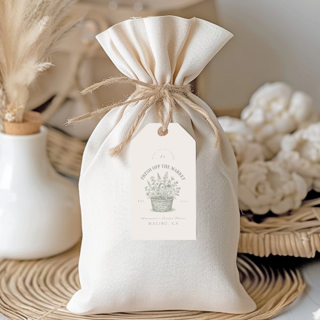 Vintage Blütendusche Geschenkanhänger (Von Creator hochgeladen)