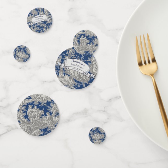 Vintage Blütendusche Konfetti (Gruppe)