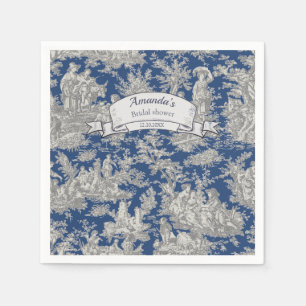 Vintage Blütendusche Serviette