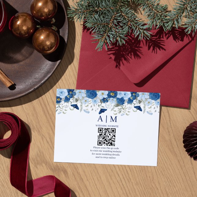 Vintage Blütenhochzeit Begleitkarte (Von Creator hochgeladen)