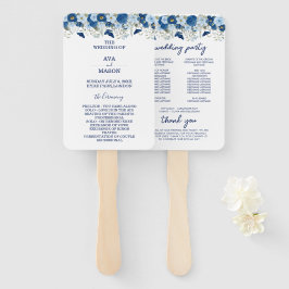 Vintage Blütenhochzeit Fächer