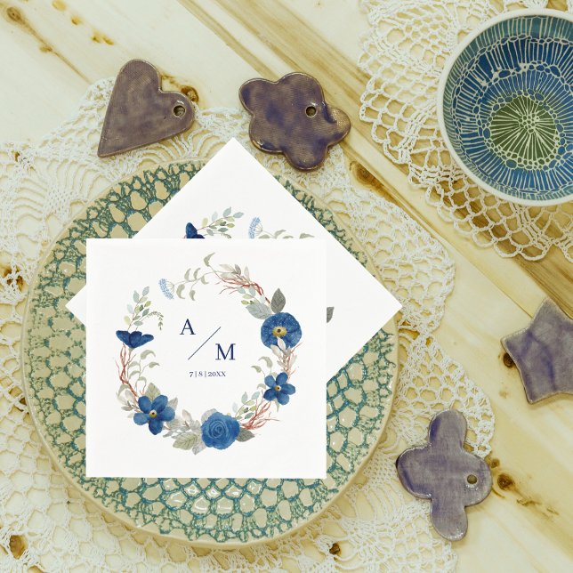 Vintage Blütenhochzeit Serviette (Von Creator hochgeladen)