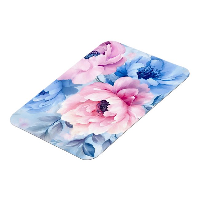 Vintage Blütenpastel Magnet (Linke Seite)