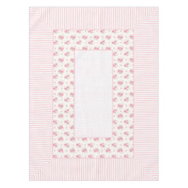 Vintage Blütenpracht, Tischdecken mit Linien und P