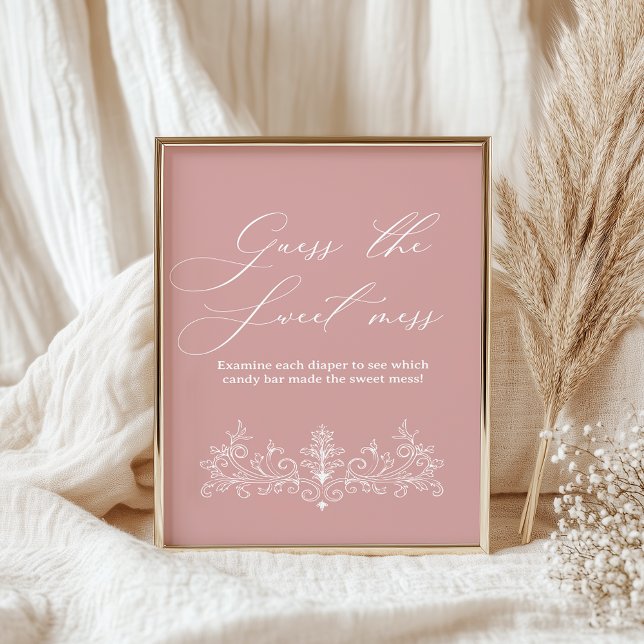 Vintage Blütenspülung Ratet Sweet Mess Poster (Von Creator hochgeladen)