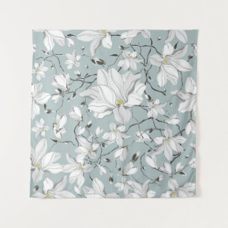 Vintage Blütentextur Nahtloses Muster Wandteppich