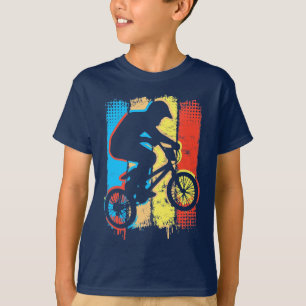 Vintage-BMX-Fahrrad - BMX-T-Shirt - BMX-Bekleidung T-Shirt