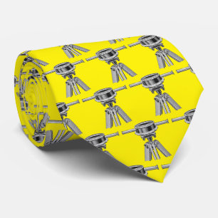 Vintage Bodenbeobachter-Surveyors-Tool Neck Tie Krawatte