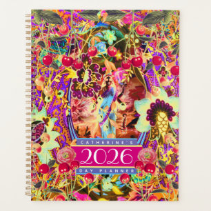 Vintage-Bohemian-Göttin-Neon-2026-Terminkalender Planer