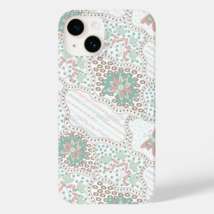 Vintage-Boho-Blumen- und Schmetterlingsmuster Case-Mate iPhone 14 Hülle