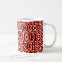 Vintage-Boho-geometrisches Blumenmuster
